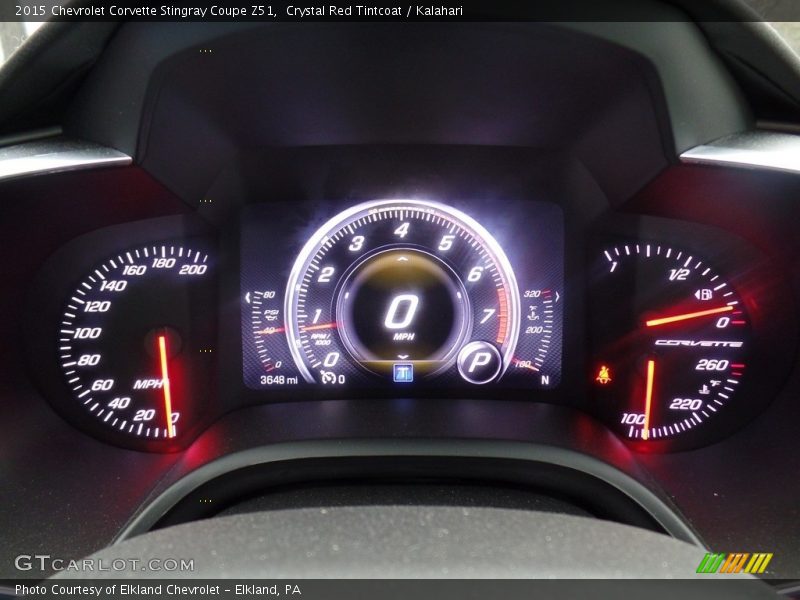 Crystal Red Tintcoat / Kalahari 2015 Chevrolet Corvette Stingray Coupe Z51