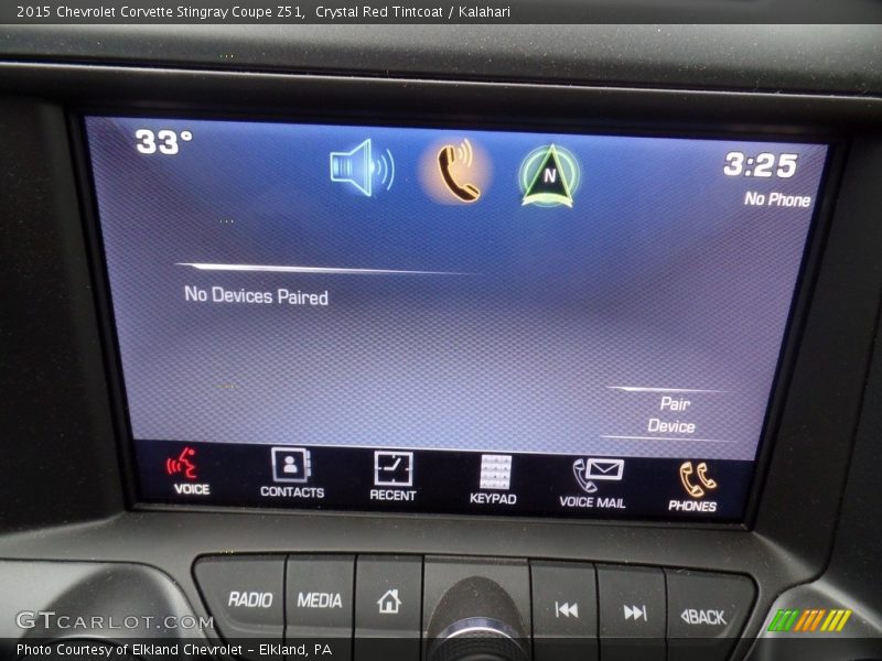 Crystal Red Tintcoat / Kalahari 2015 Chevrolet Corvette Stingray Coupe Z51