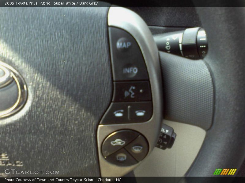 Super White / Dark Gray 2009 Toyota Prius Hybrid