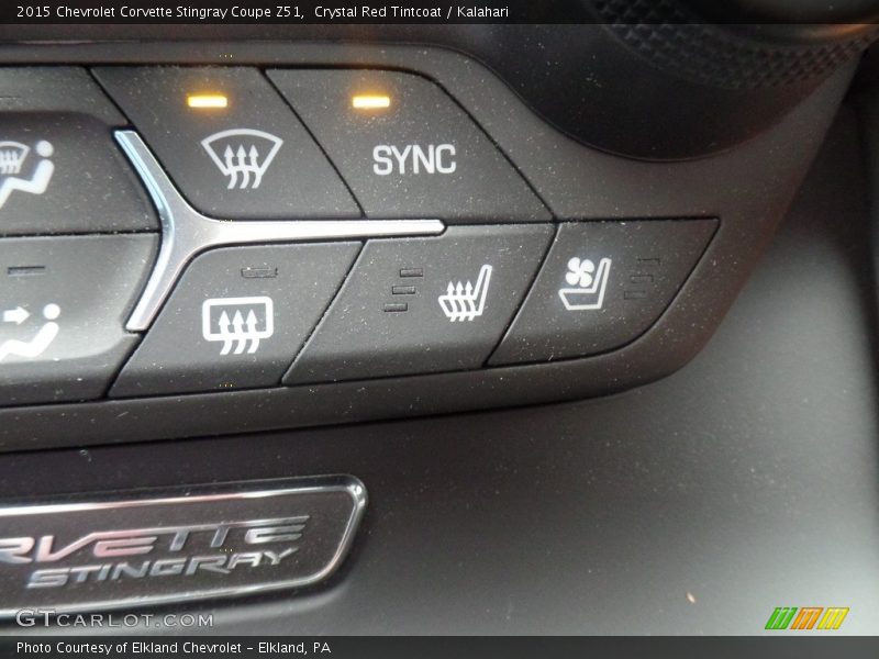 Crystal Red Tintcoat / Kalahari 2015 Chevrolet Corvette Stingray Coupe Z51