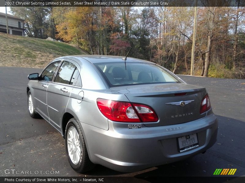 Silver Steel Metallic / Dark Slate Gray/Light Slate Gray 2007 Chrysler Sebring Limited Sedan