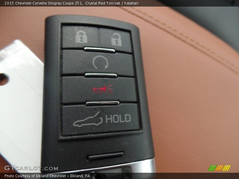Crystal Red Tintcoat / Kalahari 2015 Chevrolet Corvette Stingray Coupe Z51