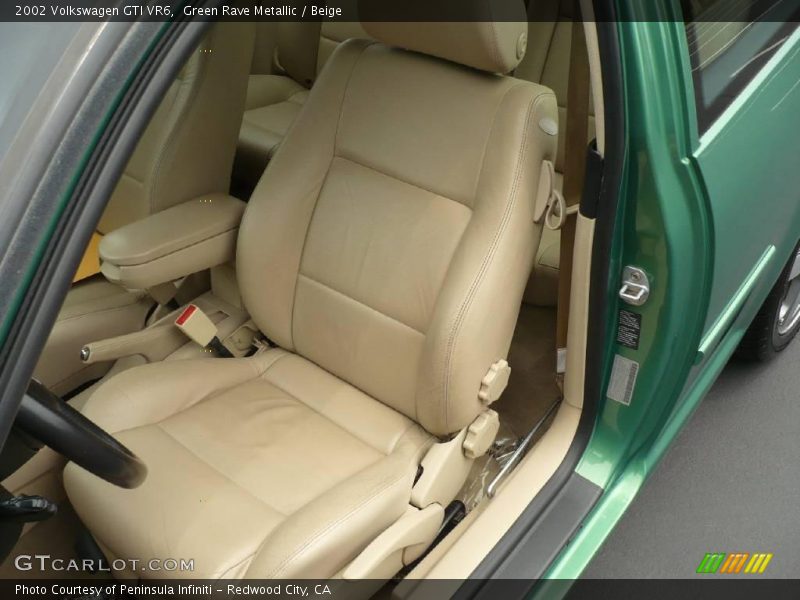 Green Rave Metallic / Beige 2002 Volkswagen GTI VR6