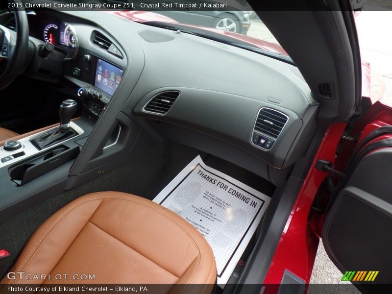 Crystal Red Tintcoat / Kalahari 2015 Chevrolet Corvette Stingray Coupe Z51