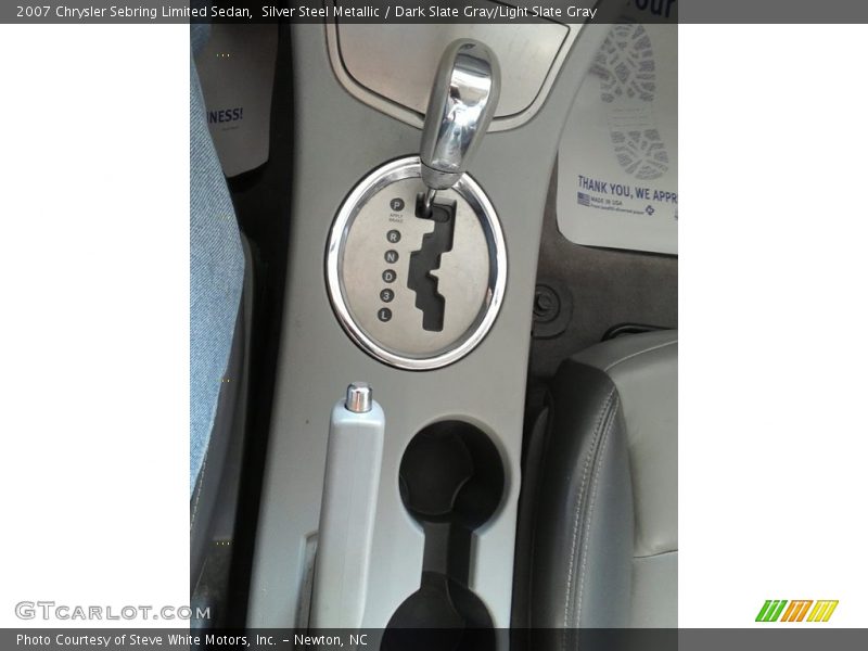 Silver Steel Metallic / Dark Slate Gray/Light Slate Gray 2007 Chrysler Sebring Limited Sedan