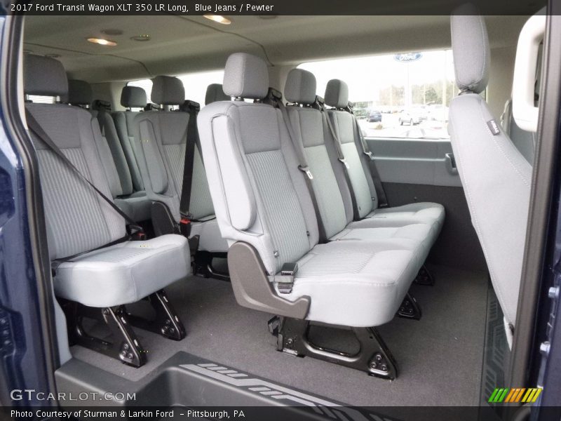 Rear Seat of 2017 Transit Wagon XLT 350 LR Long