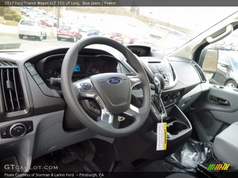 Dashboard of 2017 Transit Wagon XLT 350 LR Long