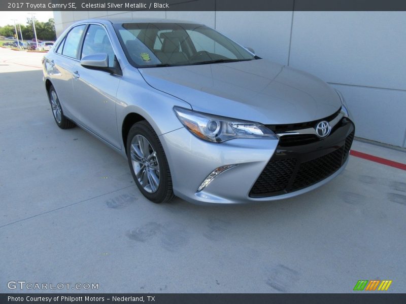 Celestial Silver Metallic / Black 2017 Toyota Camry SE