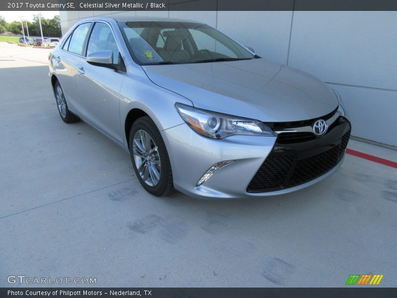 Celestial Silver Metallic / Black 2017 Toyota Camry SE