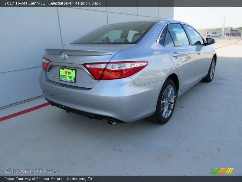 Celestial Silver Metallic / Black 2017 Toyota Camry SE