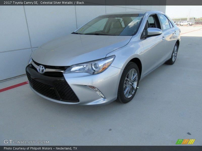 Celestial Silver Metallic / Black 2017 Toyota Camry SE