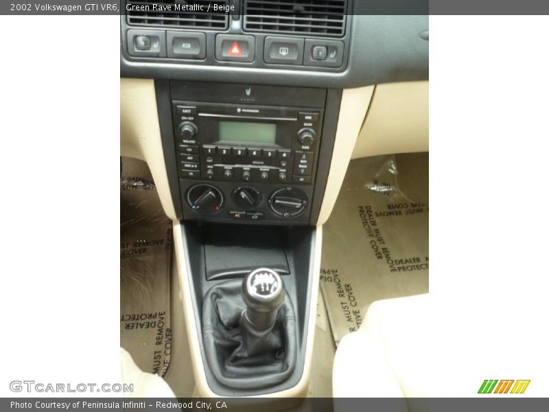 Green Rave Metallic / Beige 2002 Volkswagen GTI VR6