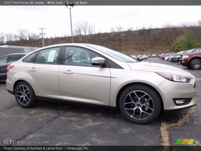  2017 Focus SEL Sedan White Gold
