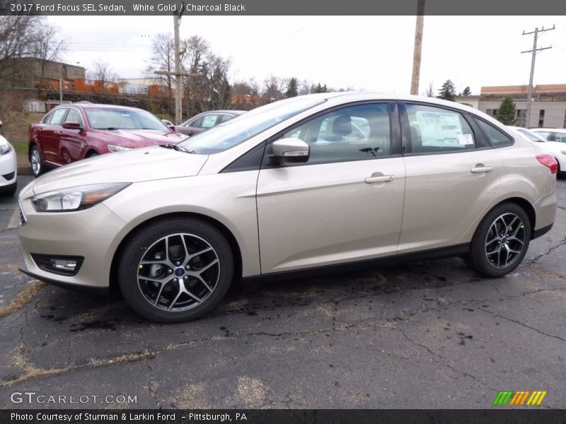 Front 3/4 View of 2017 Focus SEL Sedan