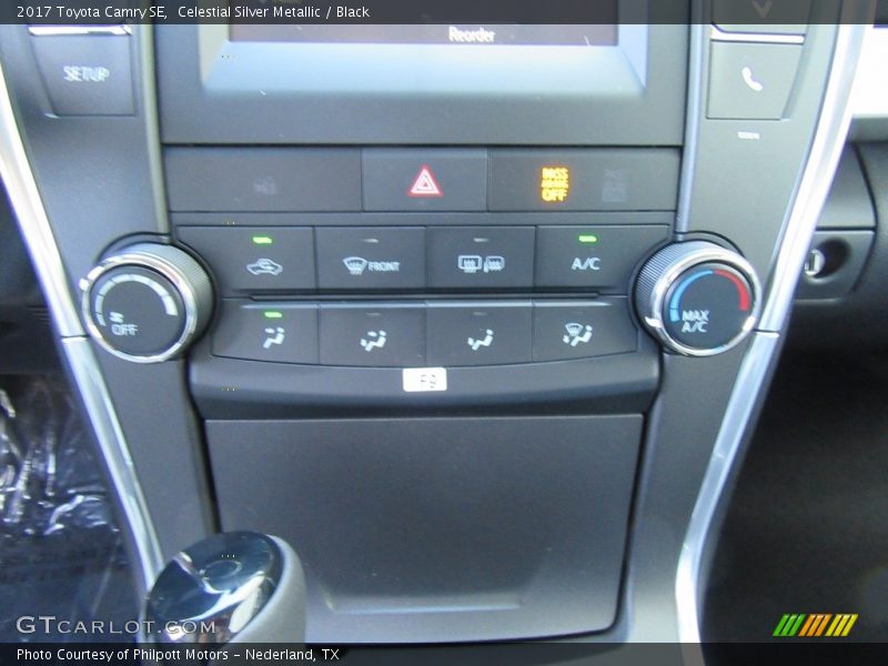 Celestial Silver Metallic / Black 2017 Toyota Camry SE