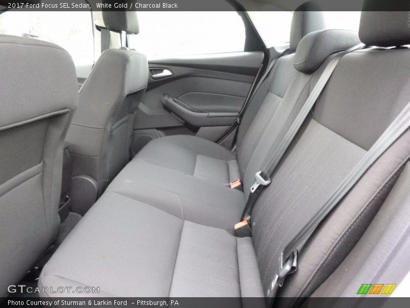 White Gold / Charcoal Black 2017 Ford Focus SEL Sedan
