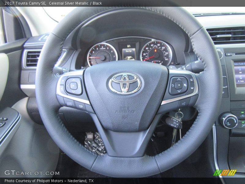 Celestial Silver Metallic / Black 2017 Toyota Camry SE