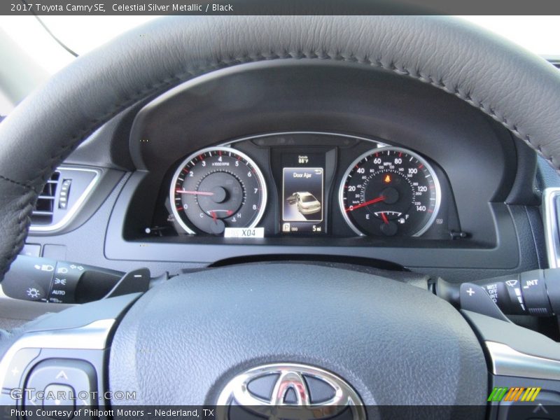 Celestial Silver Metallic / Black 2017 Toyota Camry SE