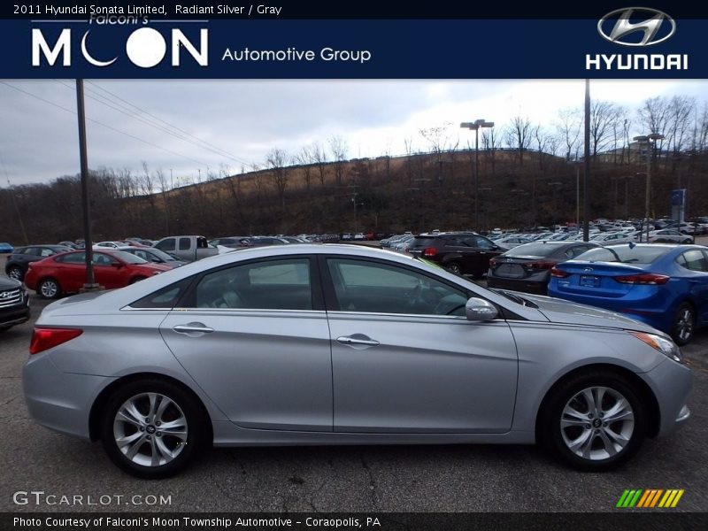 Radiant Silver / Gray 2011 Hyundai Sonata Limited