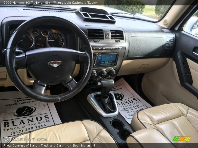 Birch White / Light Cashmere/Ebony 2009 Hummer H3 T Alpha