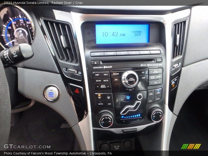 Radiant Silver / Gray 2011 Hyundai Sonata Limited