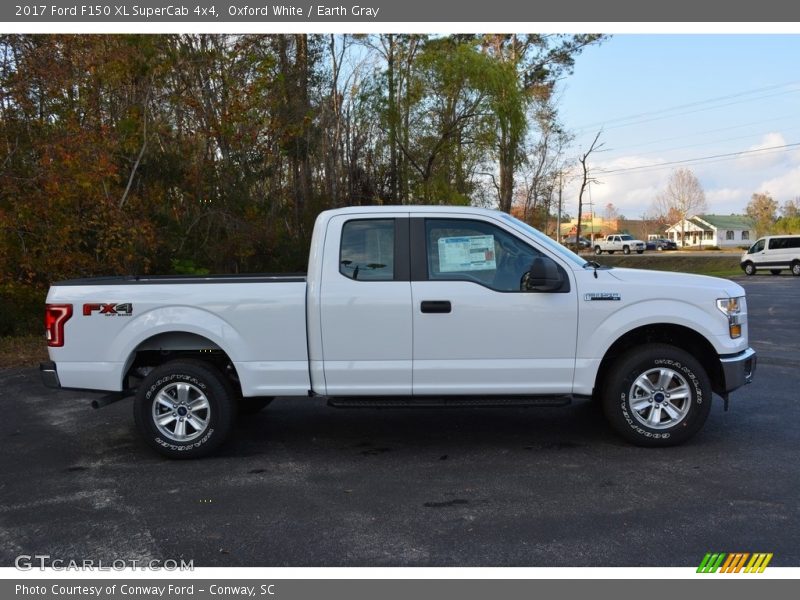 Oxford White / Earth Gray 2017 Ford F150 XL SuperCab 4x4