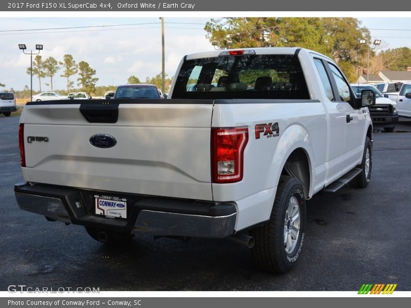 Oxford White / Earth Gray 2017 Ford F150 XL SuperCab 4x4