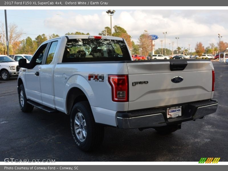 Oxford White / Earth Gray 2017 Ford F150 XL SuperCab 4x4