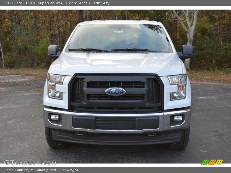 Oxford White / Earth Gray 2017 Ford F150 XL SuperCab 4x4