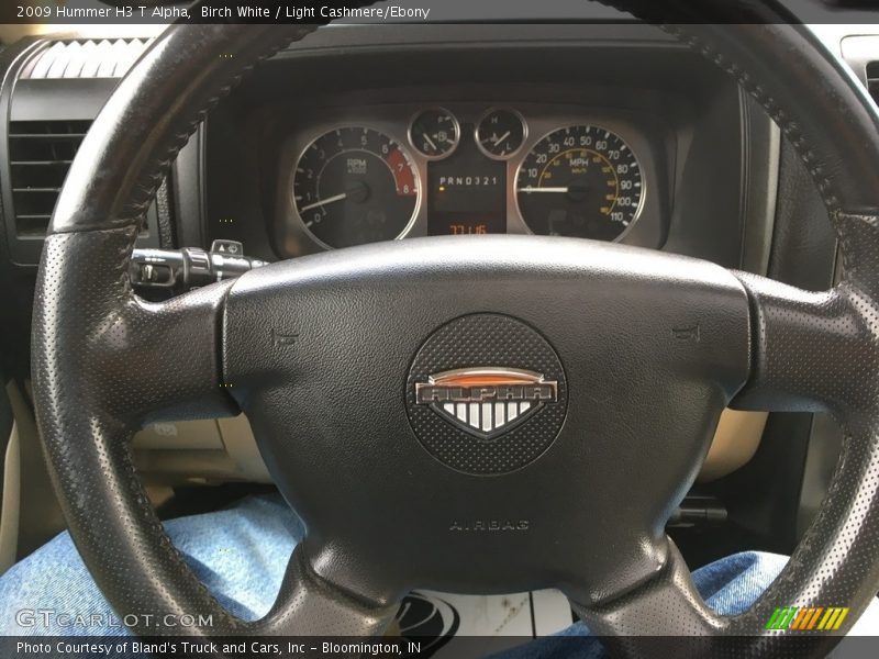 Birch White / Light Cashmere/Ebony 2009 Hummer H3 T Alpha