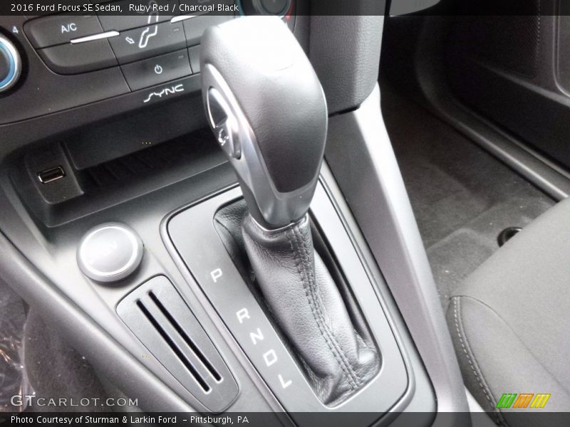 Ruby Red / Charcoal Black 2016 Ford Focus SE Sedan