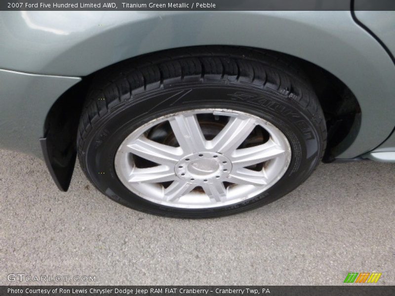Titanium Green Metallic / Pebble 2007 Ford Five Hundred Limited AWD
