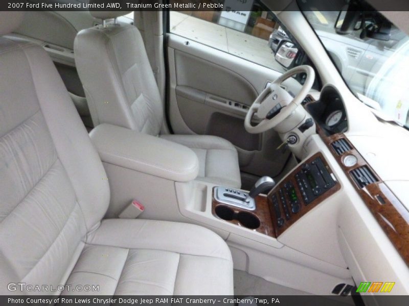 Titanium Green Metallic / Pebble 2007 Ford Five Hundred Limited AWD
