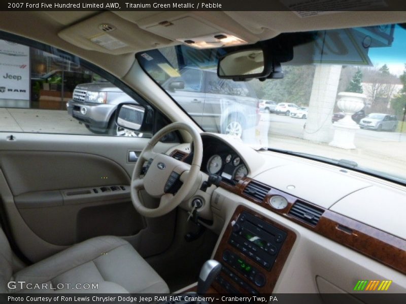 Titanium Green Metallic / Pebble 2007 Ford Five Hundred Limited AWD
