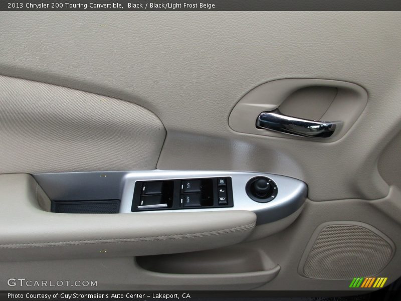 Black / Black/Light Frost Beige 2013 Chrysler 200 Touring Convertible