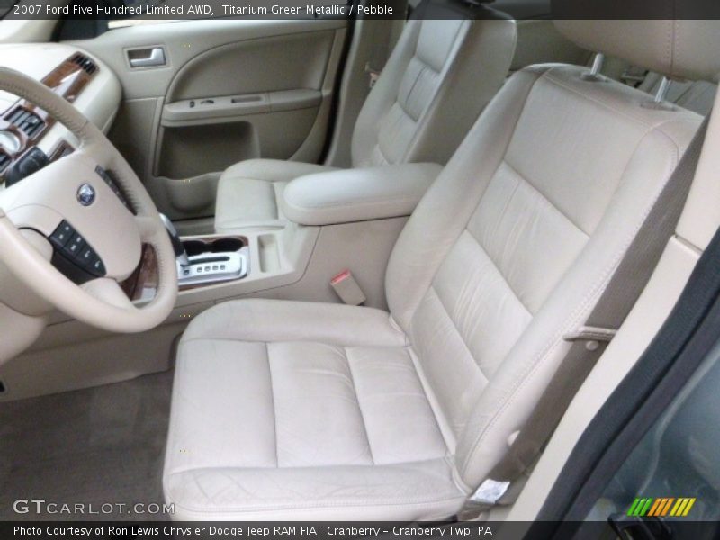 Titanium Green Metallic / Pebble 2007 Ford Five Hundred Limited AWD