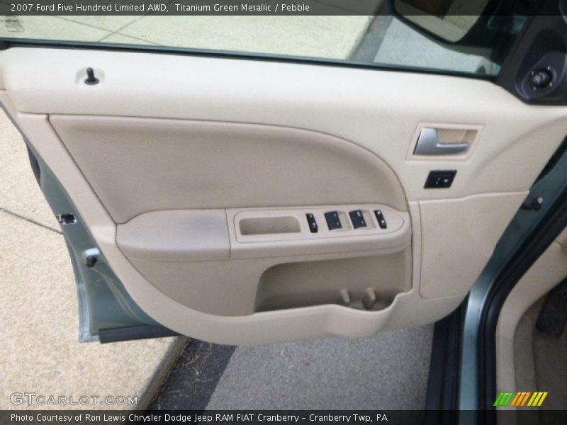 Titanium Green Metallic / Pebble 2007 Ford Five Hundred Limited AWD
