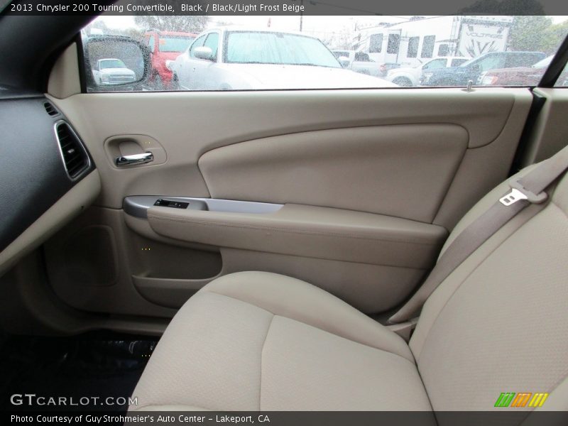 Black / Black/Light Frost Beige 2013 Chrysler 200 Touring Convertible