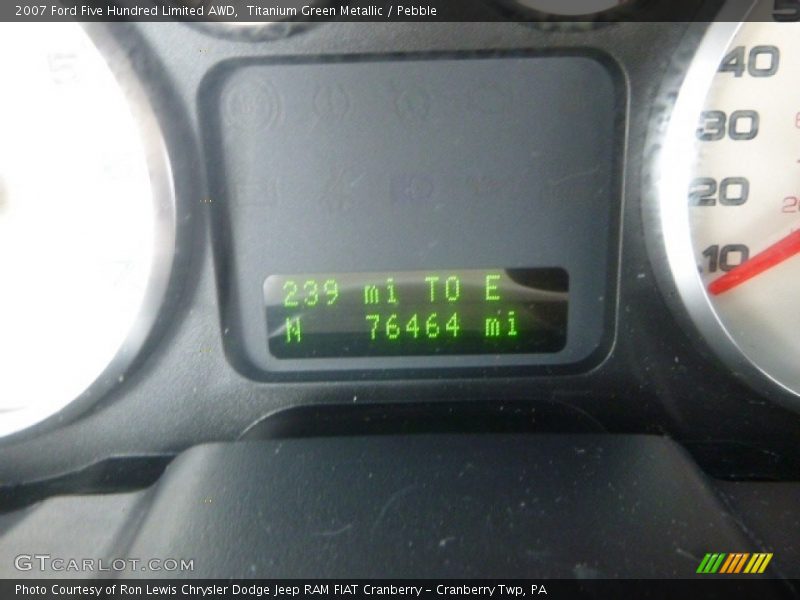 Titanium Green Metallic / Pebble 2007 Ford Five Hundred Limited AWD