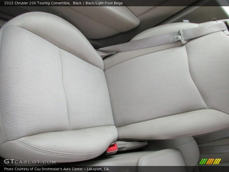 Black / Black/Light Frost Beige 2013 Chrysler 200 Touring Convertible