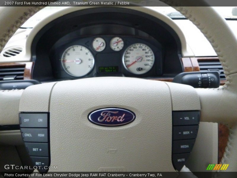 Titanium Green Metallic / Pebble 2007 Ford Five Hundred Limited AWD