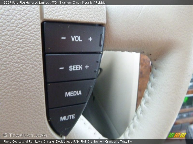 Titanium Green Metallic / Pebble 2007 Ford Five Hundred Limited AWD