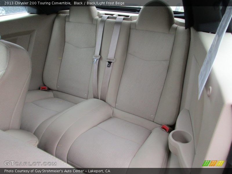 Black / Black/Light Frost Beige 2013 Chrysler 200 Touring Convertible