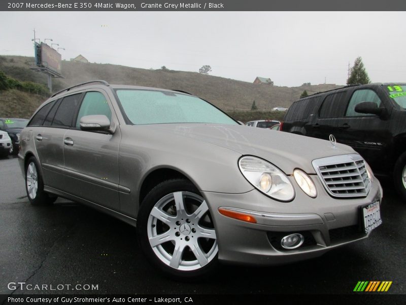 Granite Grey Metallic / Black 2007 Mercedes-Benz E 350 4Matic Wagon