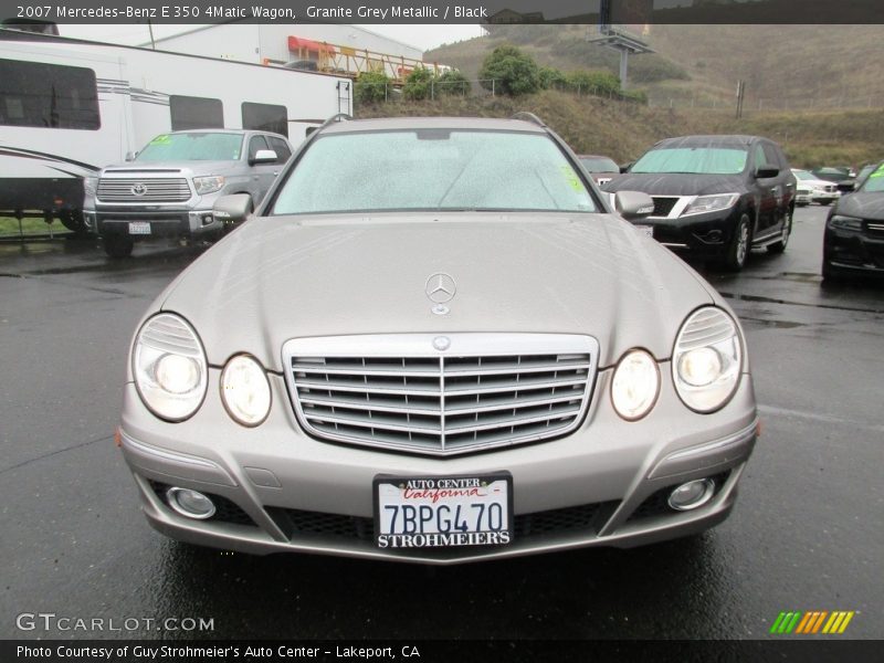 Granite Grey Metallic / Black 2007 Mercedes-Benz E 350 4Matic Wagon