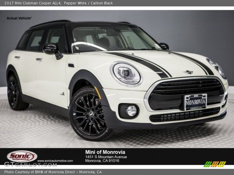 Pepper White / Carbon Black 2017 Mini Clubman Cooper ALL4
