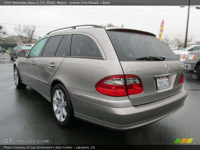 Granite Grey Metallic / Black 2007 Mercedes-Benz E 350 4Matic Wagon