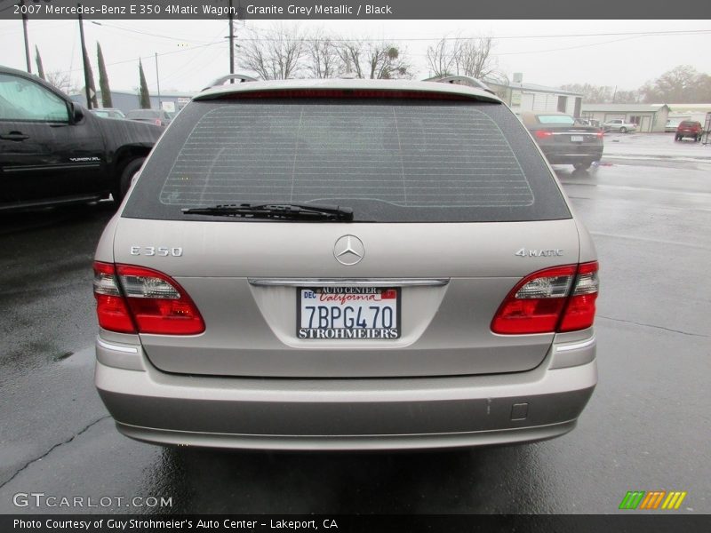 Granite Grey Metallic / Black 2007 Mercedes-Benz E 350 4Matic Wagon