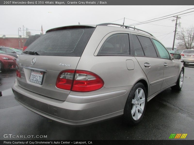 Granite Grey Metallic / Black 2007 Mercedes-Benz E 350 4Matic Wagon