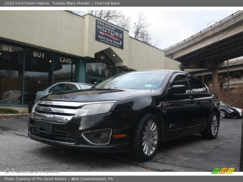 Tuxedo Black Metallic / Charcoal Black 2010 Ford Fusion Hybrid